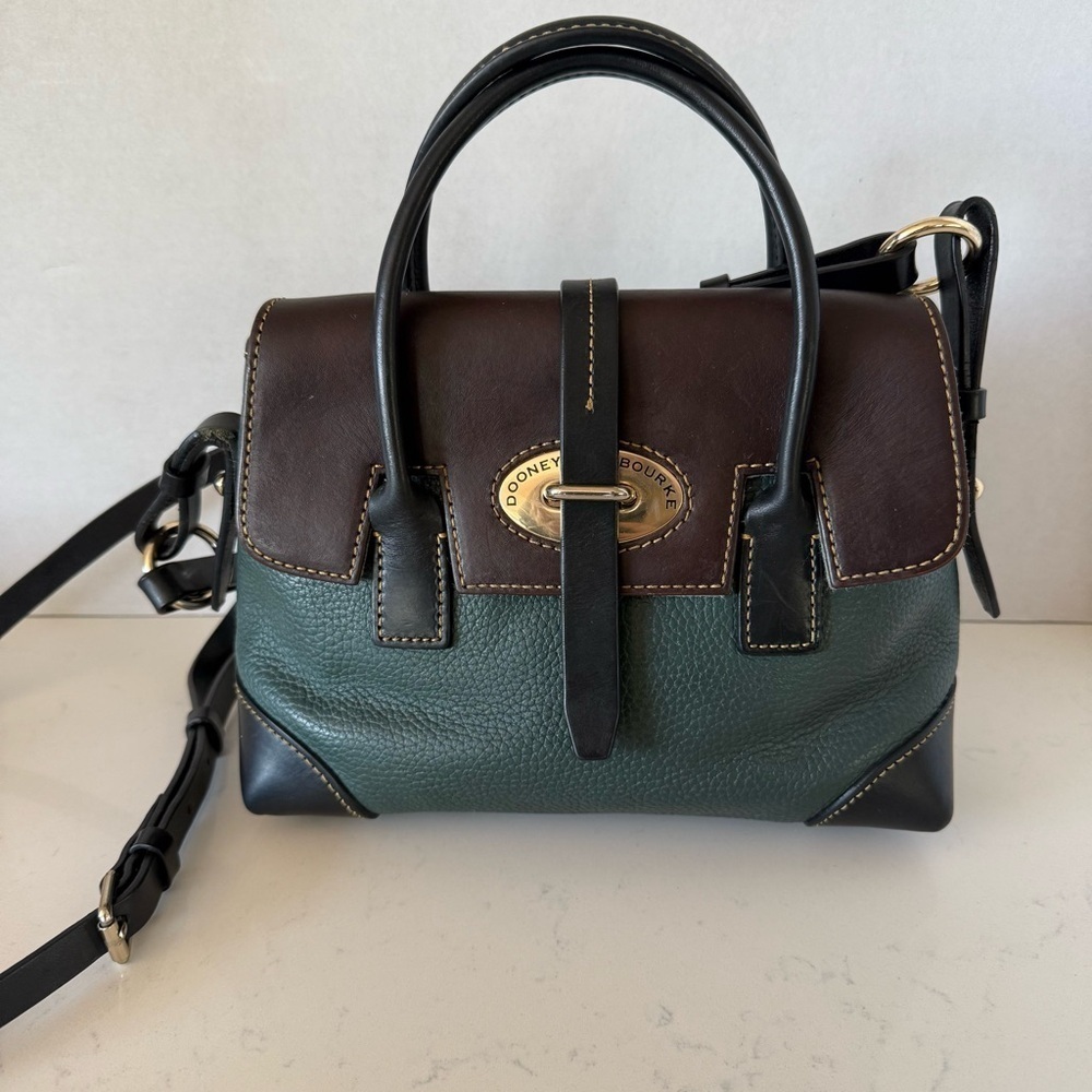 Dooney & Brook vintage tri-color leather purse RARE